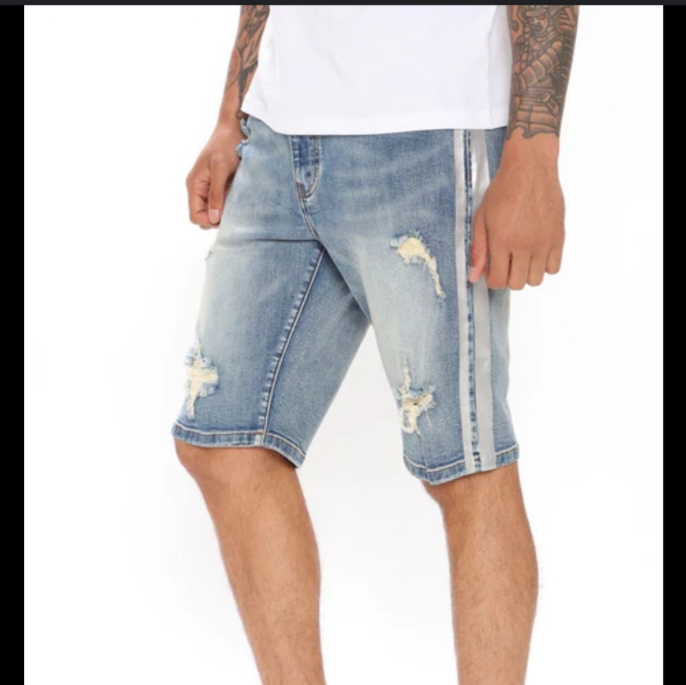 Mens Denim Shorts